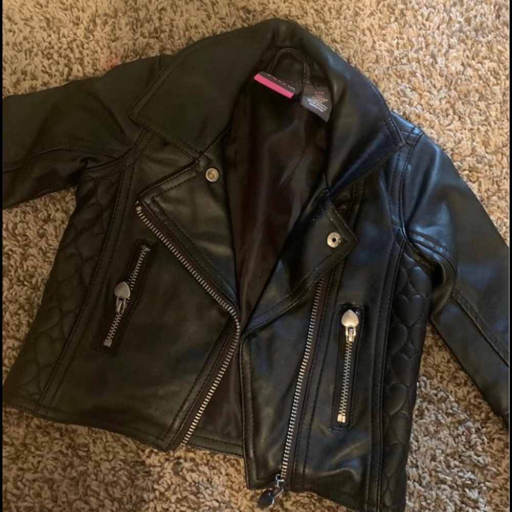 Baby leather jacket